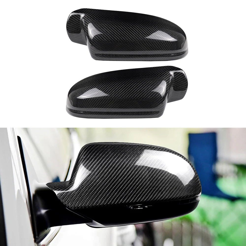 

KKMOON car styling Side Wing Mirror Covers Caps Replacement Decoration Fit For Audi A4 B8.5 2012-2015 A5 B8.5 2013-2016
