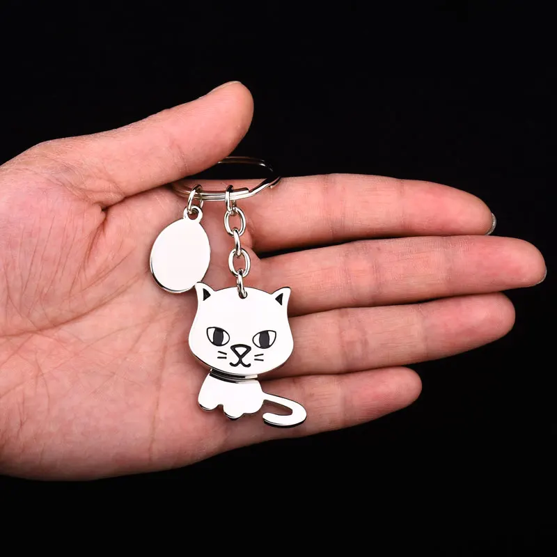 Милый брелок для ключей с котом женский высококачественный кошкой|key ring for woman|key