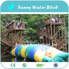 12x2 м прыгать BLOB низкая цена для игр на открытом воздухе Высокое качество веселой игры в воде надувные водные прыжки blob