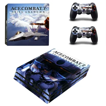 

Ace Combat 7 Skies Unknown PS4 Pro Skin Sticker For Sony PlayStation 4 Pro Console and Controllers PS4 Pro Stickers Decal