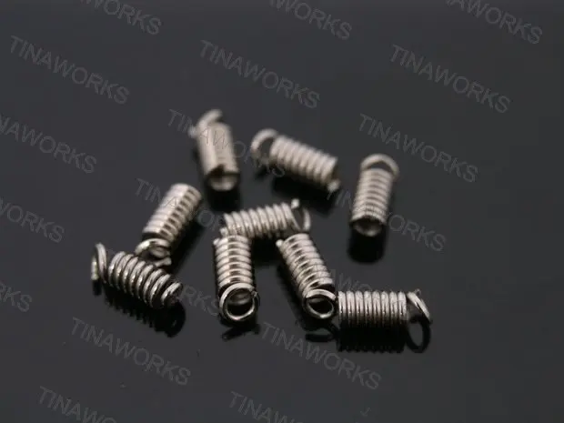

Free Shipping 2000pcs Coil End Crimp Fasteners 6x4mm Fit 1.0-1.8mm cord