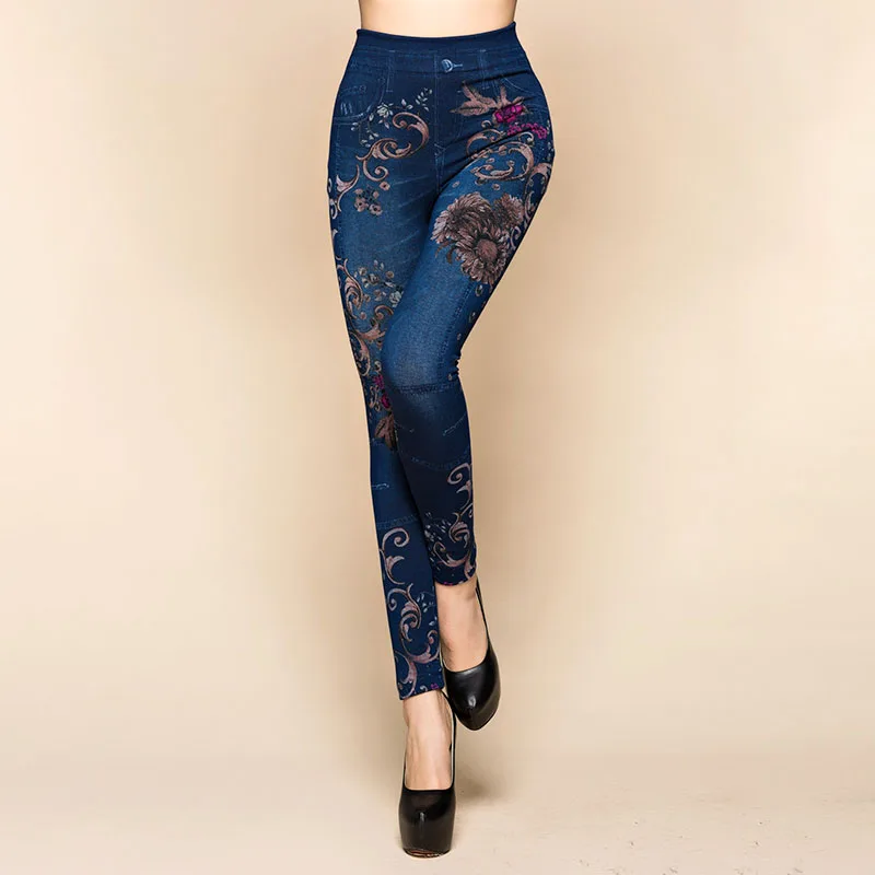 Flower Printed Jeggings 8 Flower Printed Jeggings 8