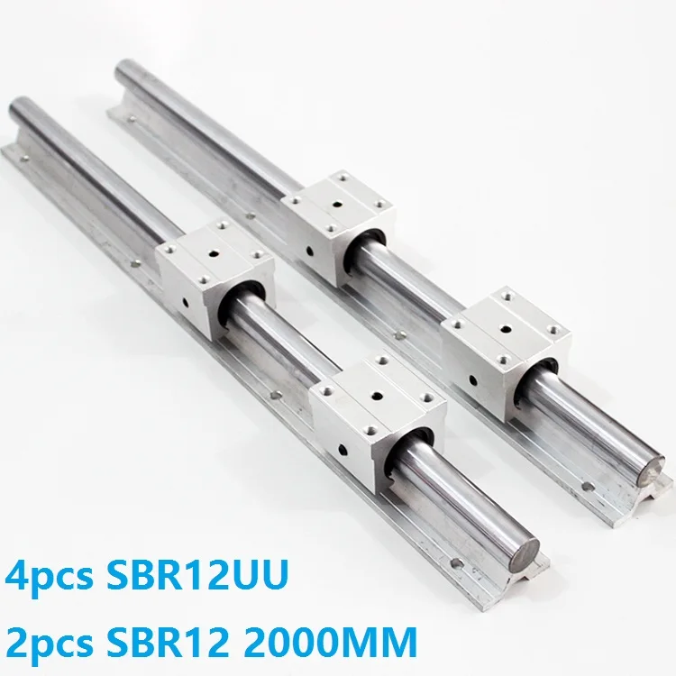 Joomen CNC SBR12-420mm LINEAR SLIDE GUIDE 2 RAIL 4 SBR12UU BEARING BLOCK Joomen CNC SBR12-420mm LINEAR SLIDE GUIDE 2 RAIL 4 SBR12UU BEARING BLOCK