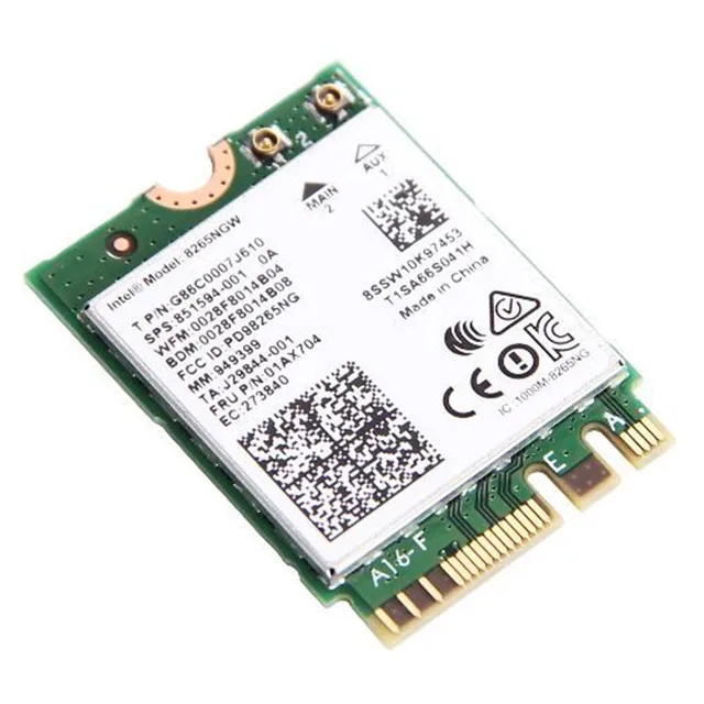 Tarjeta WiFi Intel Dual Band AC 7260 + Bluetooth 4.0 - PCIe Mini Para PC
