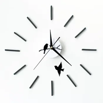 

Meijswxj DIY Saat Clock Wall Clock Reloj Duvar Saati Horloge Murale Relogio de parede Self adhesive wall clocks Watch Home decor