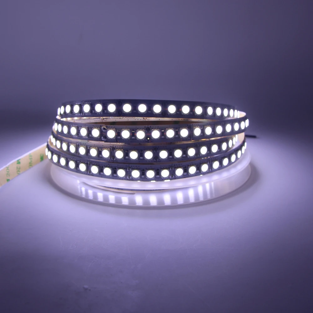 5 м RGB 600 СВЕТОДИОДНАЯ лента SMD 5050 120LED/M черная печатная плата Гибкая неоновая лампа