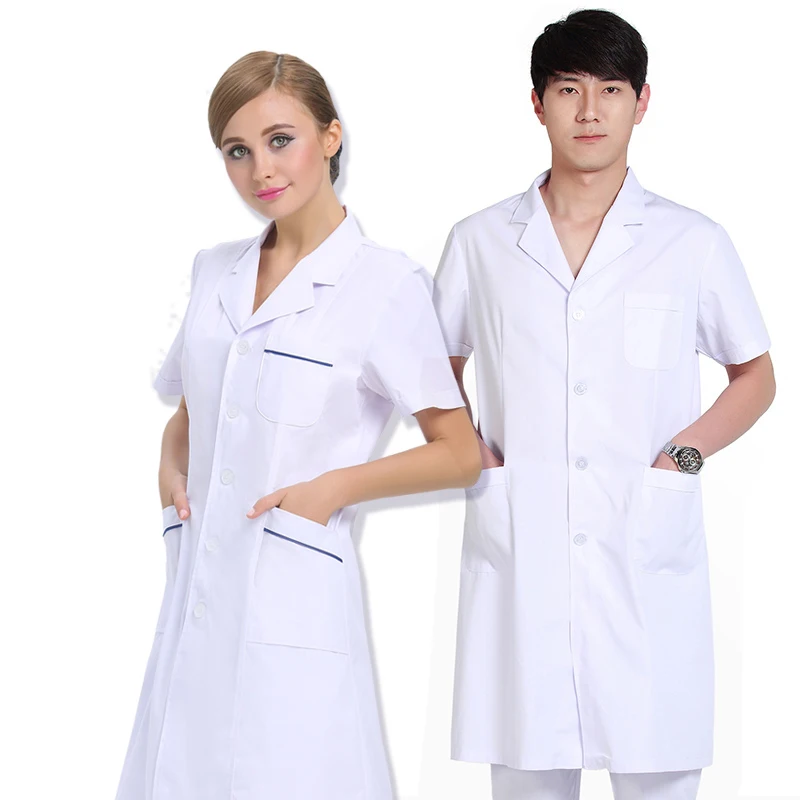 Men and women medical Robe Medical Lab Coat Hospital Doctor Slim Multicolour Nurse Uniform