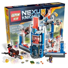 308pcs 2016 New Knights Merlock’s Library Model Building Minifigures Children Bricks Action Figure Nexus Compatible With Lego