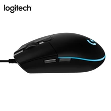 Игровая мышь logitech G102, 6 программируемых кнопок, проводная мышь с 8000 dpi, RGB, 10 м, клики для мыши, для геймера, PUBG, Overwatch