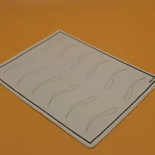 10 шт Перманентный макияж бровей кожа для обучения татуировкам для начинающих Перманентный макияж тату