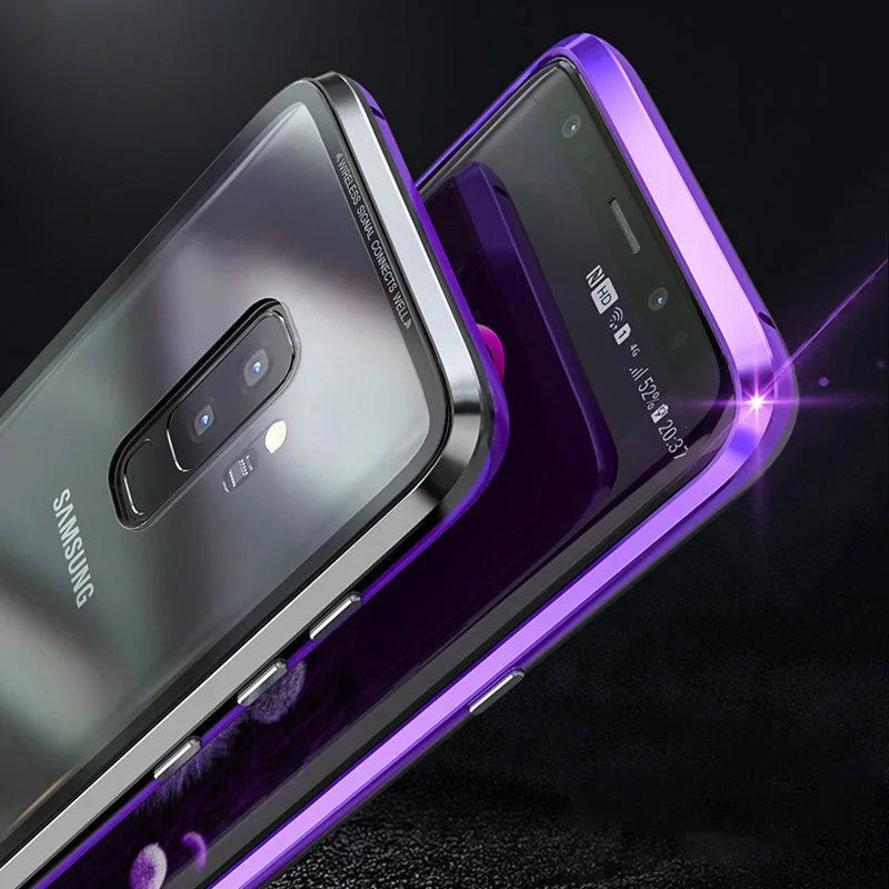 Металлический чехол для Samsung Galaxy S10 5g Plus металлический бампер с прозрачным