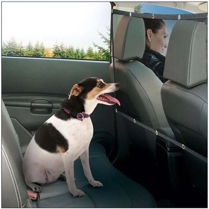 

115x62cm Pet Isolation Network Pet Auto Fence Barrier Car Anti-Collision Mesh Isolation Network Safe Pet Protect Buffer Device