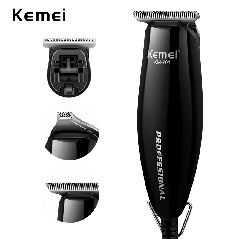 0 мм kemei профессиональная машинка для стрижки волос без головы триммер