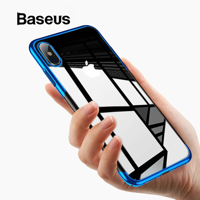 Baseus Original Super Thin Transparent Phone Case for 2018 iPhone XR Xs Xs Max Capinhas Clear Plastic Back Phone Cover Coque