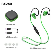 Bluetooth Earphone BX240 4.1 Wireless Headset Earphones Driver Element 10mm Sport Waterproof Earphones With Mic