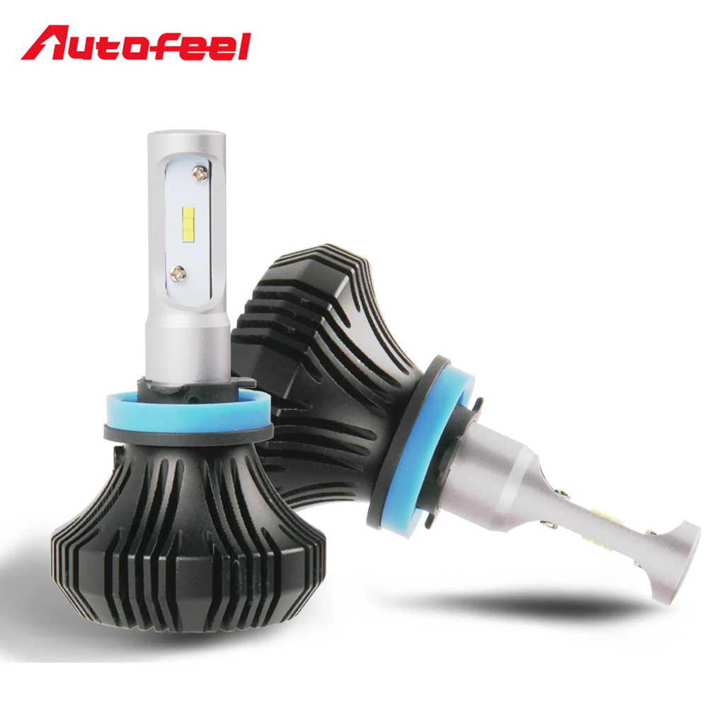 Autofeel CSP Chips H11 Led Car Headlight Bulbs Kit Single Low Beam 168W 16000LM Headlamp for car-styling front Auto Fog Light led car headlight bulbs kit 9006 hb4 csp 50w 8000lm 6500k 12v single beam cree chips automobile headlamp fog light lamp