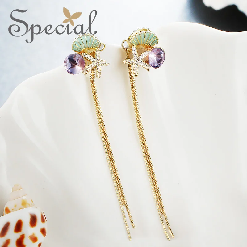 

Special 925 silver-needlewood earrings line a beach lined with elves S2314E