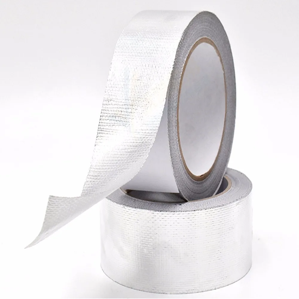 Thick glass cloth aluminum tape foil resistance high temperature fume heater for smoke exhaust