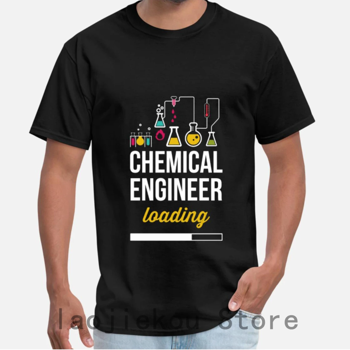 

2019 Summer Funny Print Men T shirt Women Cool T-Shirts chemical engineer loading shirts Unisex New Fashion tshirt