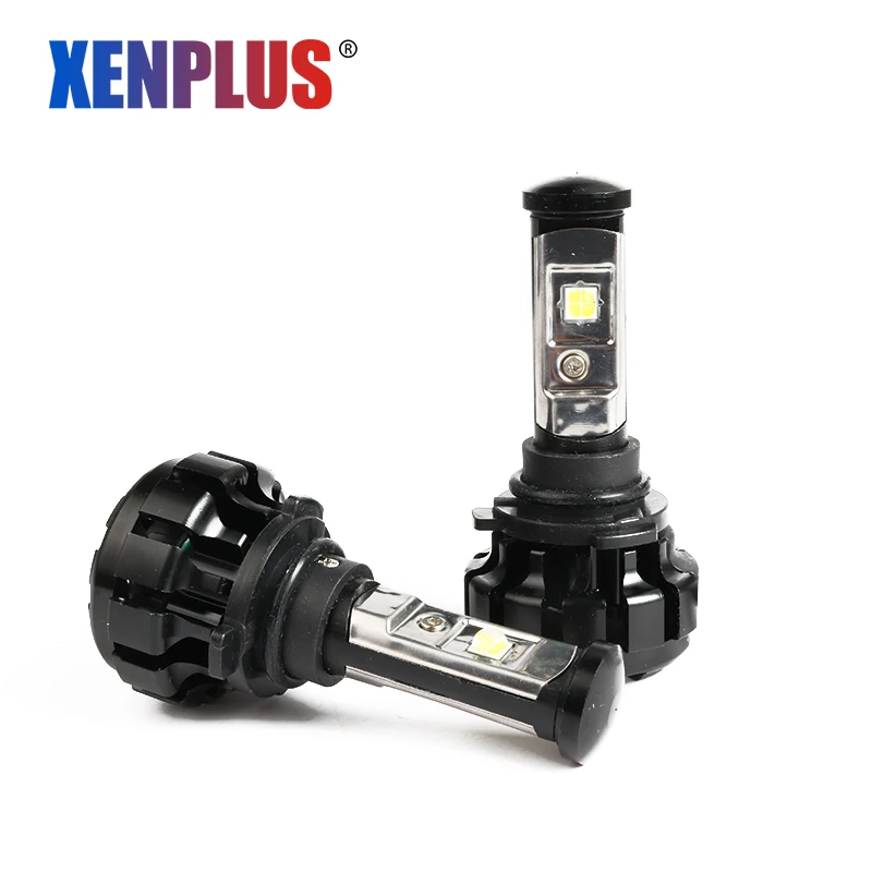 Xenplus HB3 Светодиодные фары HB4 9006 9005 H1 H3 H4 H8 H9 H11 H7 лампы V18 turbo Автомобильные Cree XHP50 чип