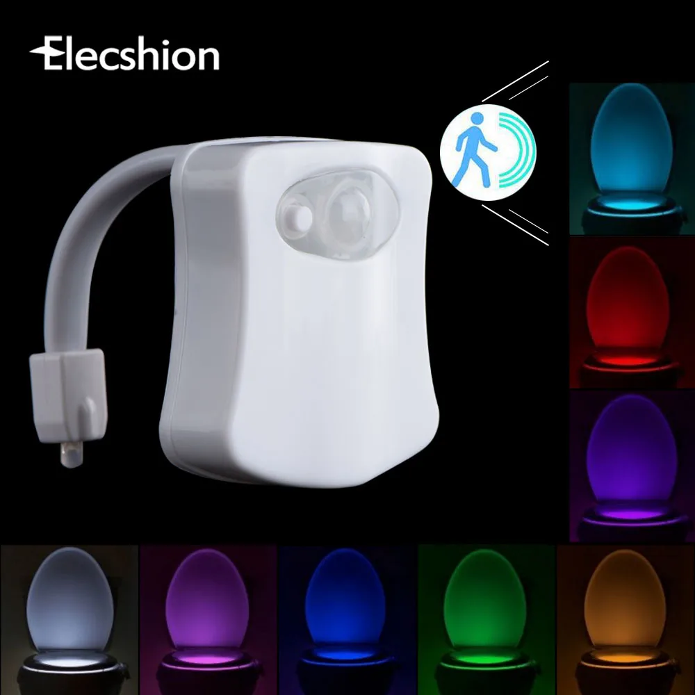 

Oyuncak Light-Up Toys Night Toilet Light Lamp With Motion Sensor Illuminator Glow In The Dark Kids Toys Led Wireless Children