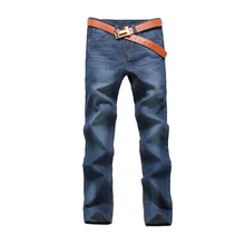 Men Slim Straight Denim Jean High Quality Trousers Fashion Spring And Winter Male Pants Casual Mens Jeans