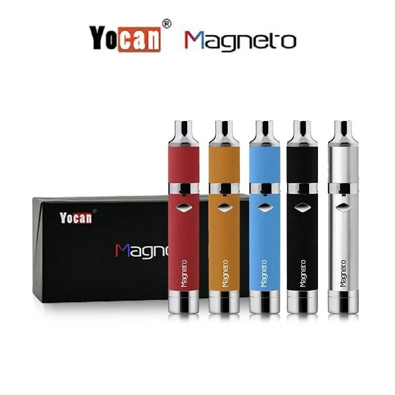 

Original Yocan Magneto Wax Vape Pen Kit Electronic Cigarette 1100mAh Built-in Battery Herbal Wax Jar Atomizer Dry Herb Vaporizer