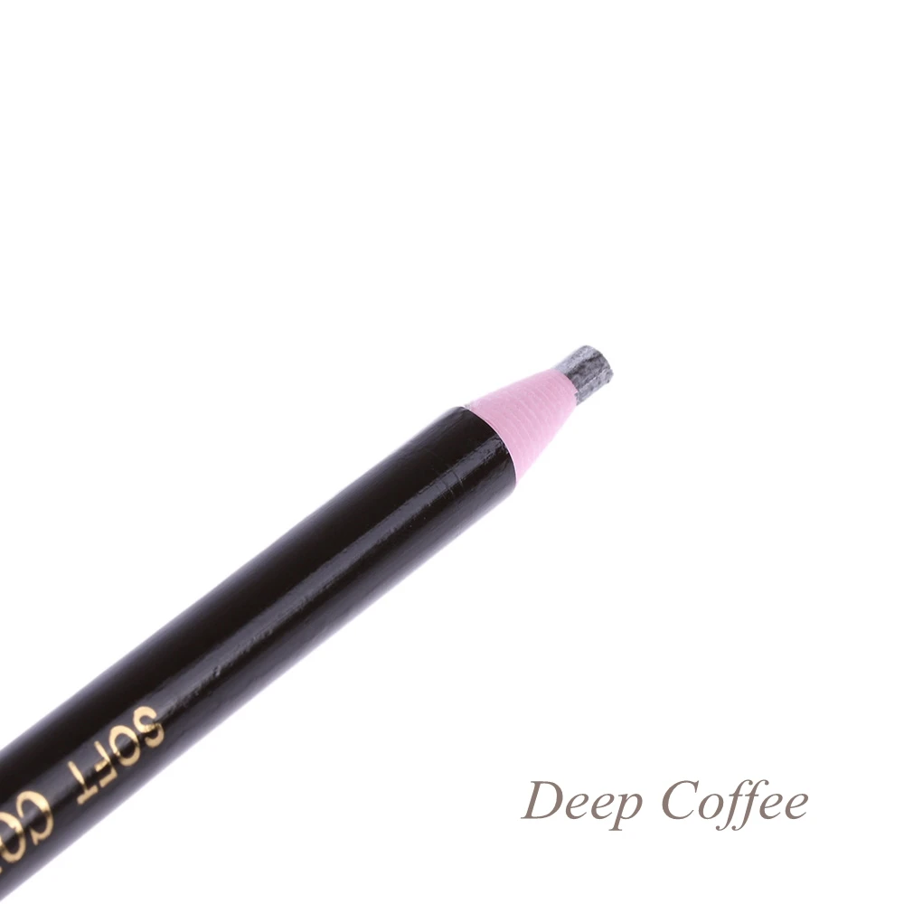 1 шт. карандаш для бровей, Перманентный макияж, тату, красота, инструменты для макияжа, ручка для бровей, карандаш для перманентного макияжа - Цвет: Deep Coffe