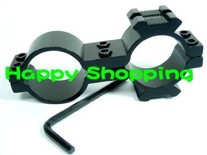 

8-shaped figure 1" dual hole 20mm weaver rail mounts for scopes or laser sight