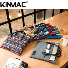 Дизайн KINMAC водонепроницаемый, грязеотталкивающий, 13," 14" 15," стильный и портативный портфель для ноутбука, отличная защита