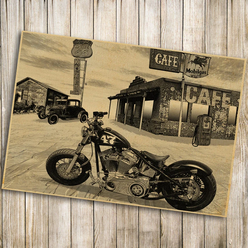 Route 66 Stickers-Adesivo decorazioni stampe auto moto casa