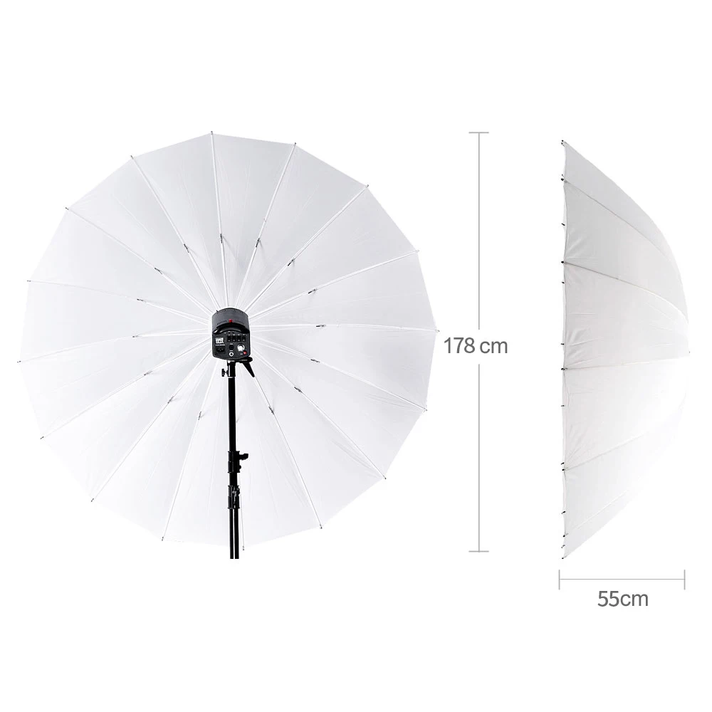 Godox Studio Photogrphy 70 / 178cm 사진 스튜디오용 흰색 부드러운 조명 조명 우산