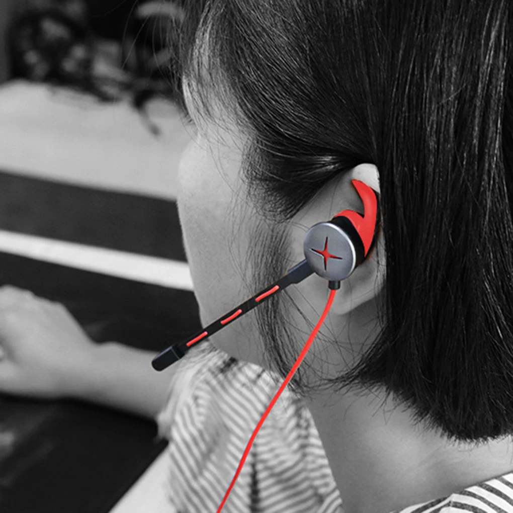 iMice V7 3 5mm Jack Gaming Headsets In ear Wired Adjustable Mic Earphones Dynamic Gamer Phone PC Laptop Headphone