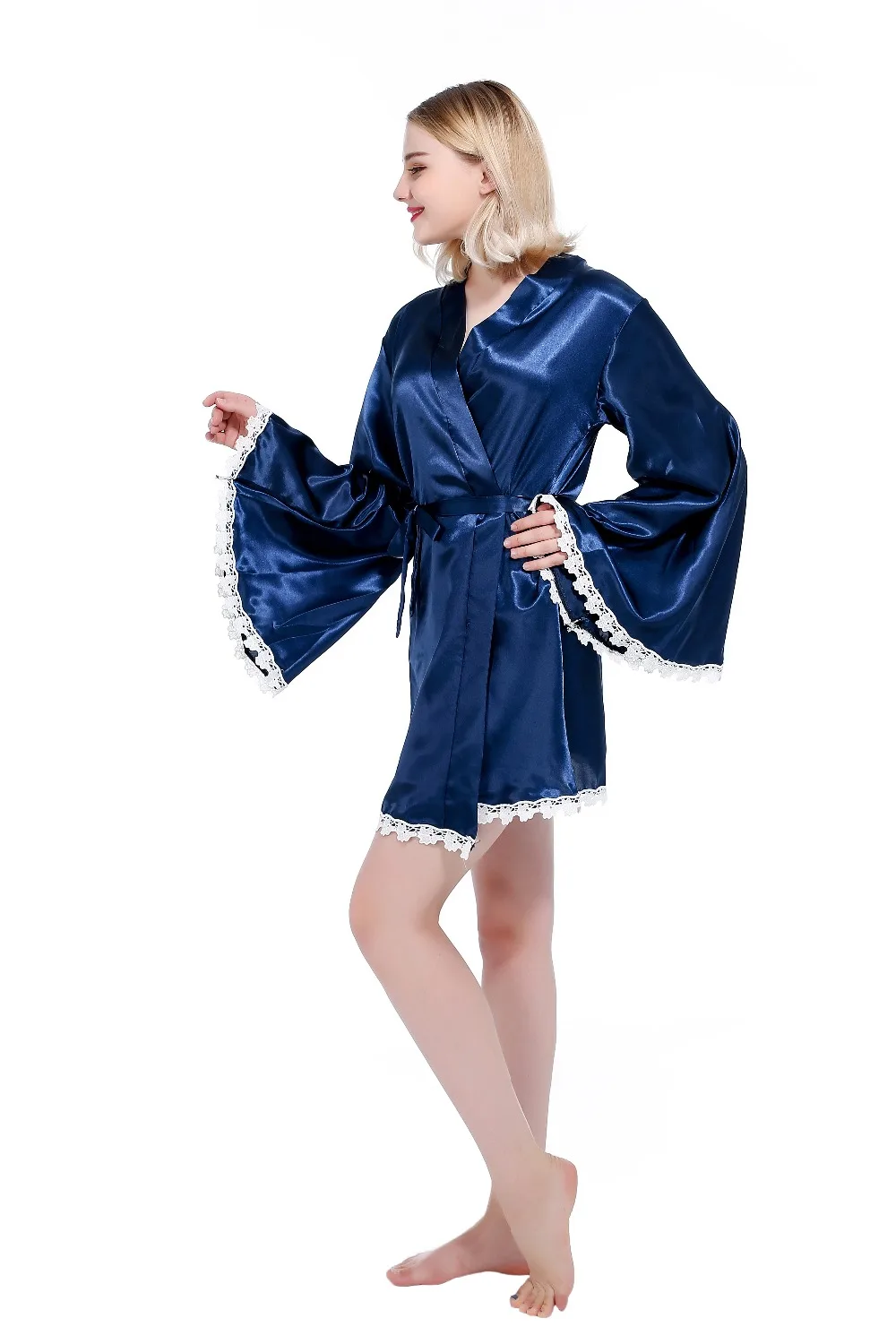 Kimono Sleepwear Sexy Women Dress Robe LC22510