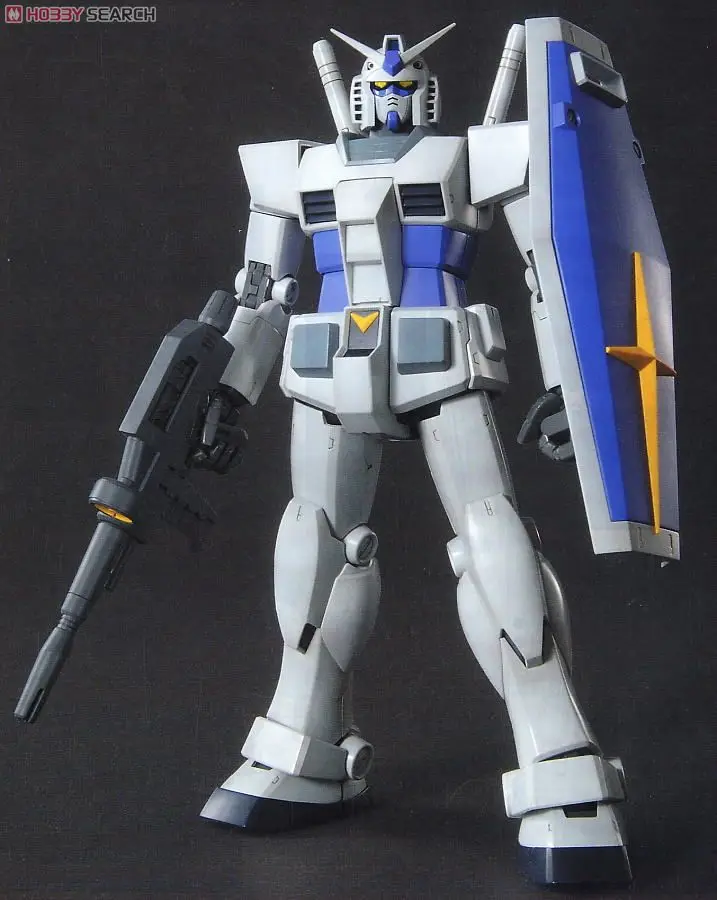 Bandai Gundam 1/100 MG RX 78 3 G GUNDAM VER.2.0 мобильный костюм сборные модельные комплекты фигурки