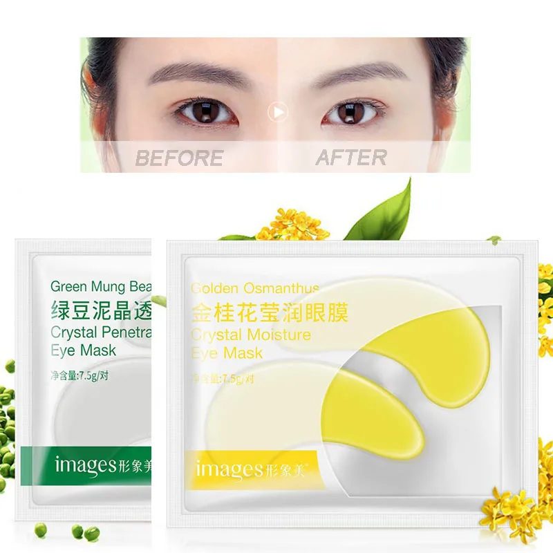 

Eye Mask Eye Face T Masks Crystal Collagen Moisturizing Dark Circle Anti-Aging Anti-Puffiness Wrinkle Whitening Firming Skin