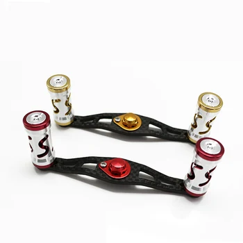

Fishing Reel Rocker Arm Modification Accessories Metal Pill Holder Knob Carbon Fiber Handle Lock Nut Set For Daiwa/Shimano/Abu
