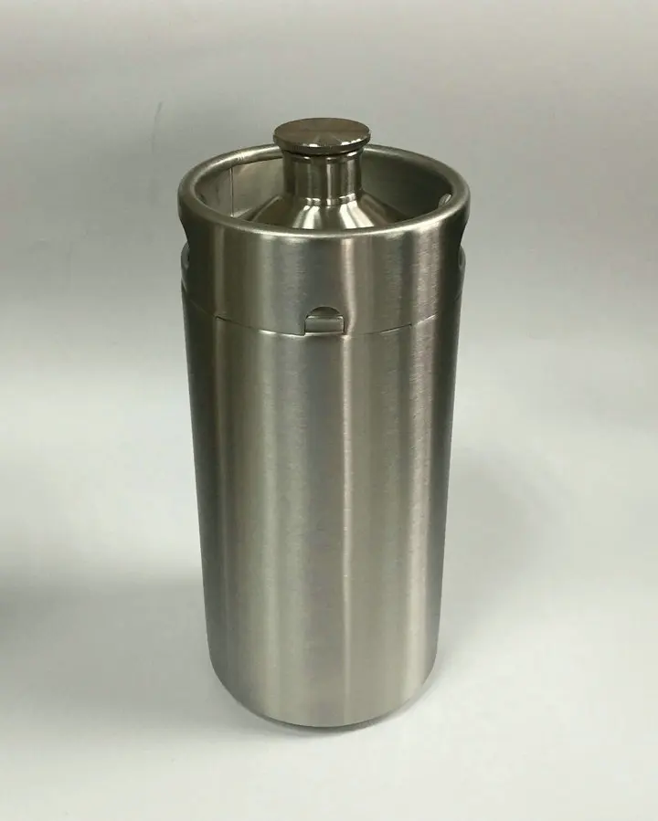 Buy Mini keg Growler stainless 3.6L stainless Mini