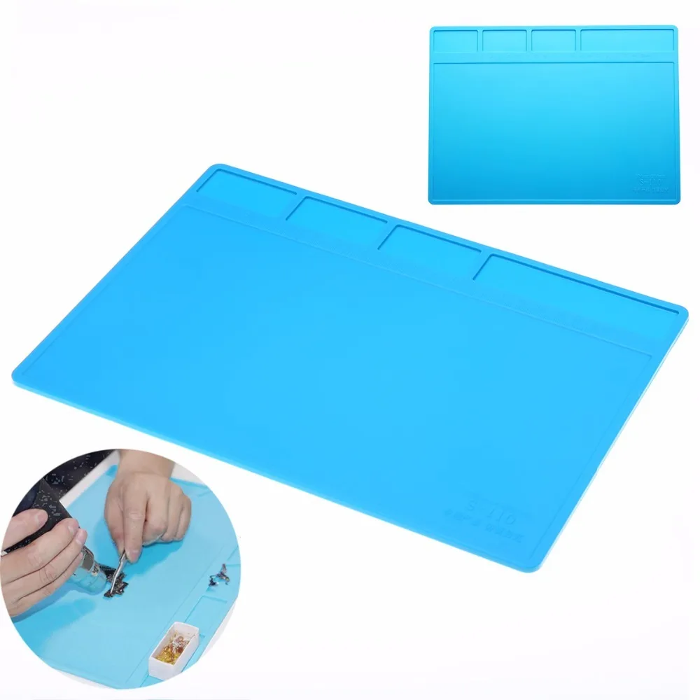 

28x20 cm high quality BGA Heat Insulation Silicone Soldering Pad Repair Maintenance Platform Desk Mat for phone repair