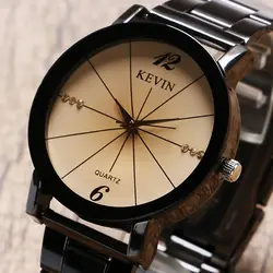 Лидер продаж горный хрусталь и излучения Дизайн наручные часы Кевин Для женщин девочек Повседневные часы Для женщин S Relogio feminino w17090