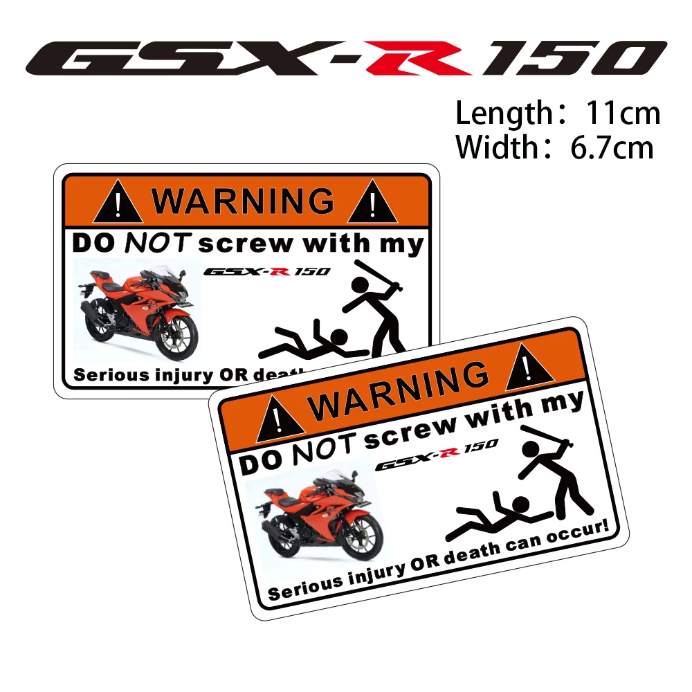 Kodaskin 2 Pieces Do Not Screw Warning Sticker Decal For Suzuki