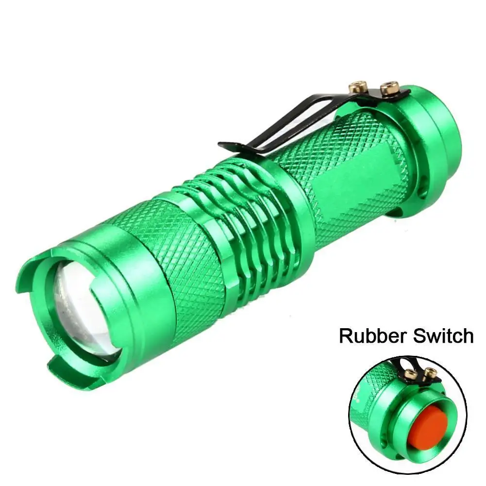 Zoomable Mini penlight 10000 LM LED Flashlight Torch 3 Modes Adjustable