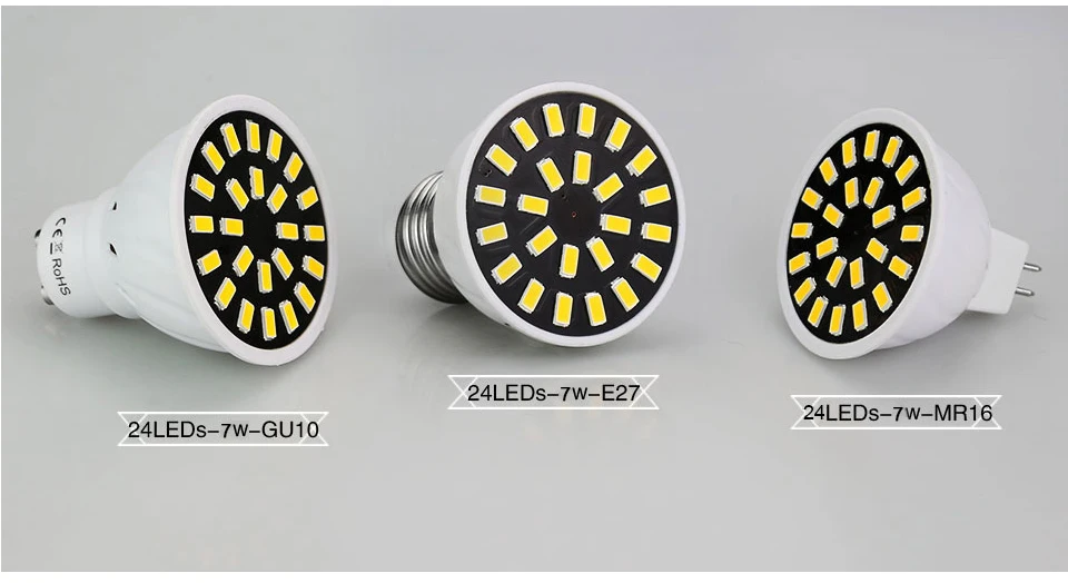 E27 LED Bulb MR16 GU10 LED Lamp Light Bulbs E27 220V 110V 182432 LEDs Ampoule Bombillas LED Spotlight Cold Warm White Luminary (16)