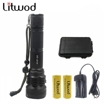 

Defense Torch Led Flashlight Protable Light For Camping Hiking Lanterna Cree Aluminum Alloy 7000lm Shock Resistant