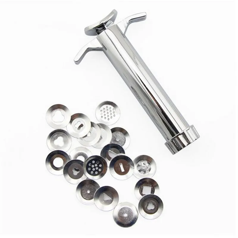 

19 Disc mould Polymer Clay tool Fondant Kit Stainless Steel Extruder Craft Tool Gun Sculpey Sculpting tool Sugarcraft Tool