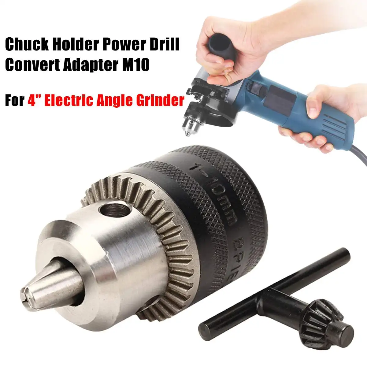For Electric Angle Grinder Drill Chuck Power Drill Conversion Joint Adapter Tool 