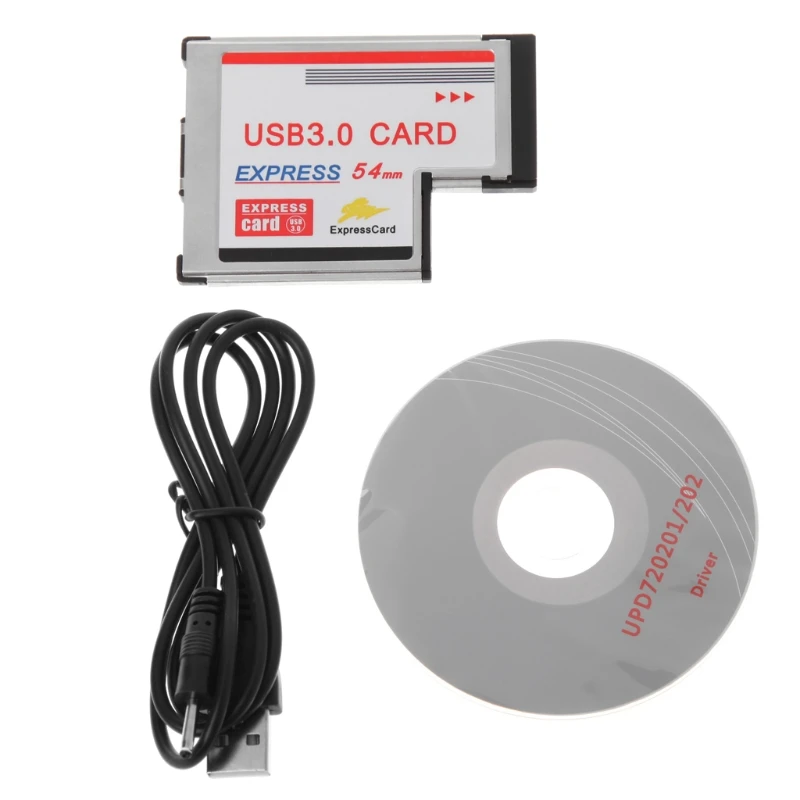 2 порта USB 3 0 концентратор экспресс-карта скрытый 54 мм адаптер ExpressCard для ноутбука |