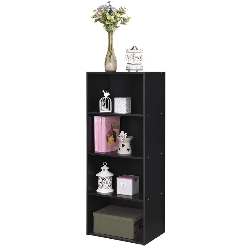 Modern Wood 4 Tier Open Book Shelf Bookshelf Bookcase Storage Display Cabinets For Home Furniture HW60187 Modern Wood 4 Tier Open Book Shelf Bookshelf Bookcase Storage Display Cabinets For Home Furniture HW60187