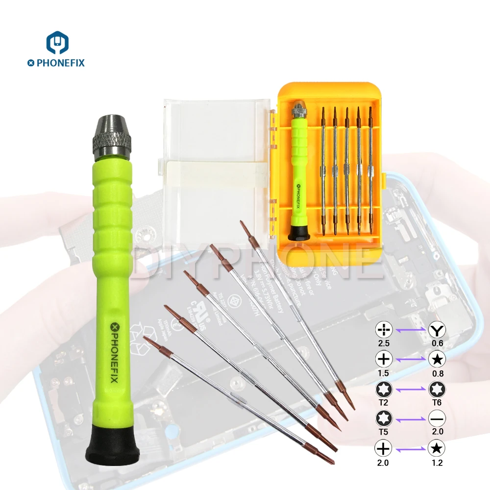 

11 in 1 Screwdriver Bit Magnetic Driver Kit Precision Screwdriver Hand Tools for iPhone Camera Watch Tablet PC Repair Tool Kit