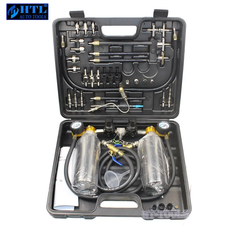 Sistema de Combustível Limpador de Auto Limpa para Carros a Gasolina Garrafa Dupla Universal Automotivo Não-desmontar Gasonline Injector Ferramenta 2 Garrafa dupla universal automotivo não-desmontar sistema de